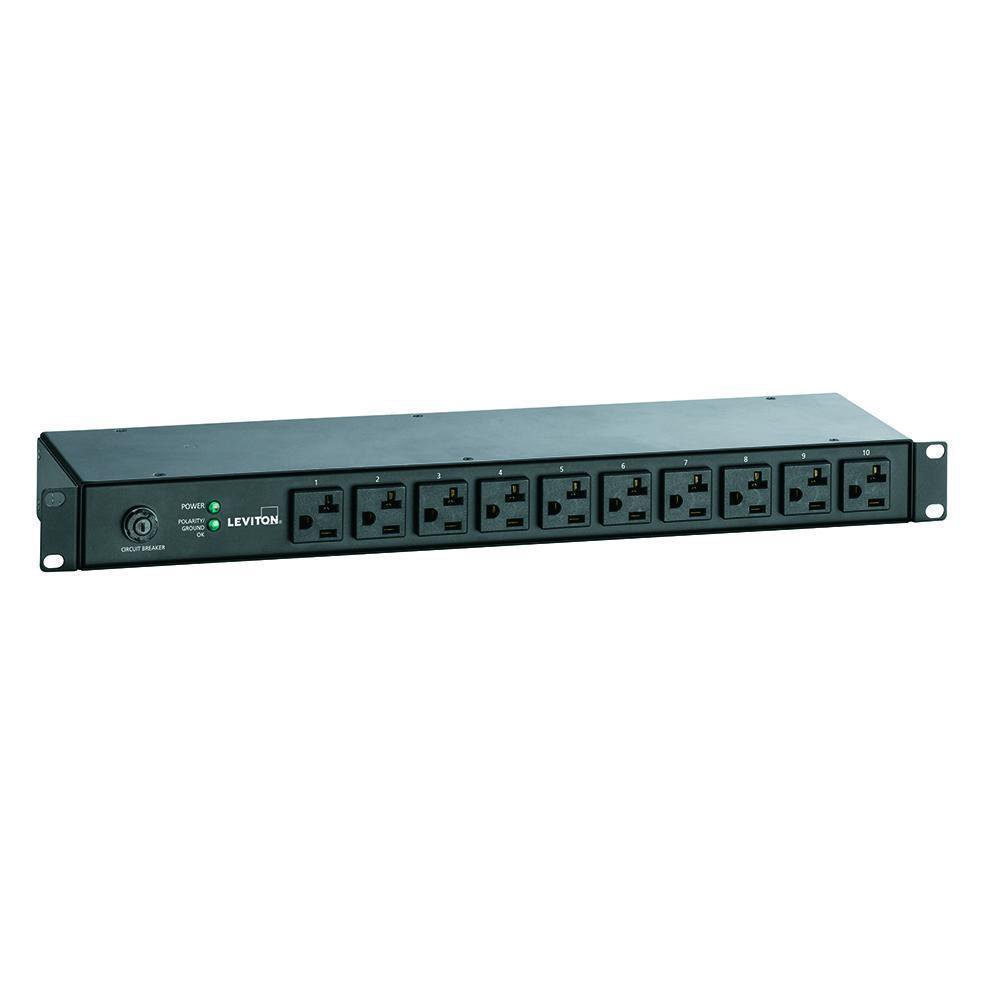 P1021-12S LEVITON PDU HORIZ 120V20A