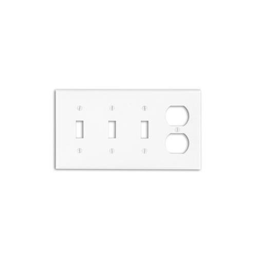 P38-W LEV PLATE 4G W/3-TOGGLE &