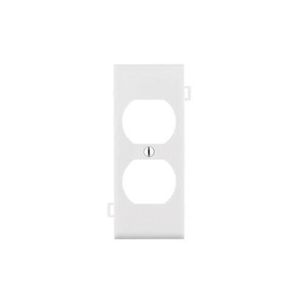 PSC8W LEV DUPLEX RCPTACLE WHT