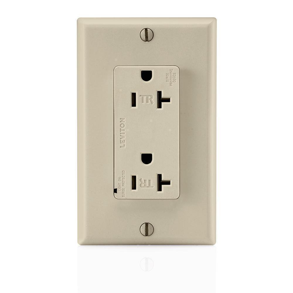 T5380-I LEVITON 20A TR SURGE RECPT