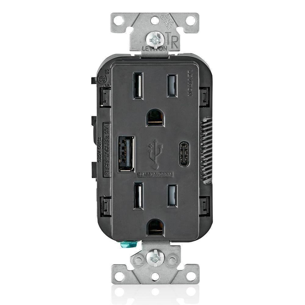 T5633-E LEVITON 15A TR RECPT