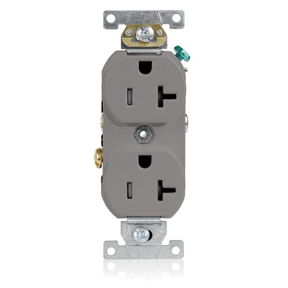 TBR20-GY LEVITON 20A-125V TR COMM