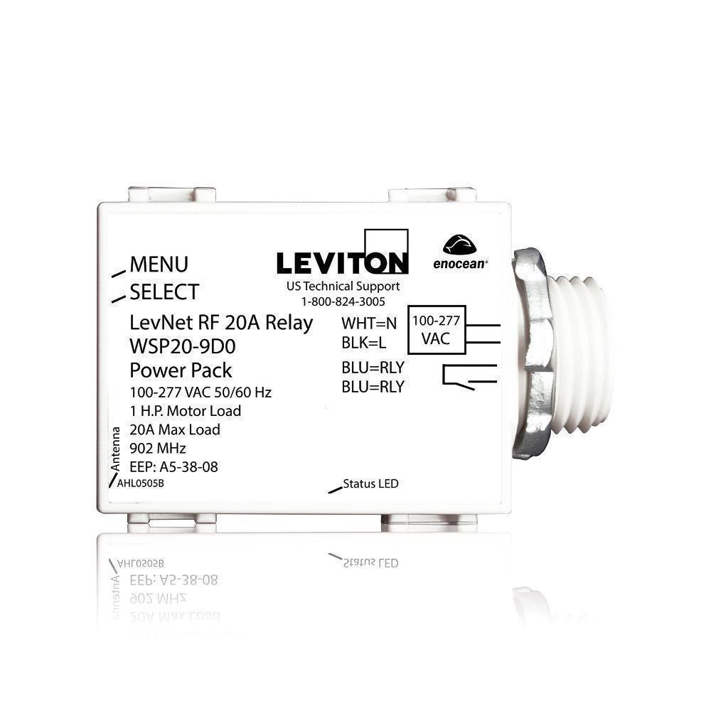 WSP20-9D0 LEVITON 20A RELAY POWER