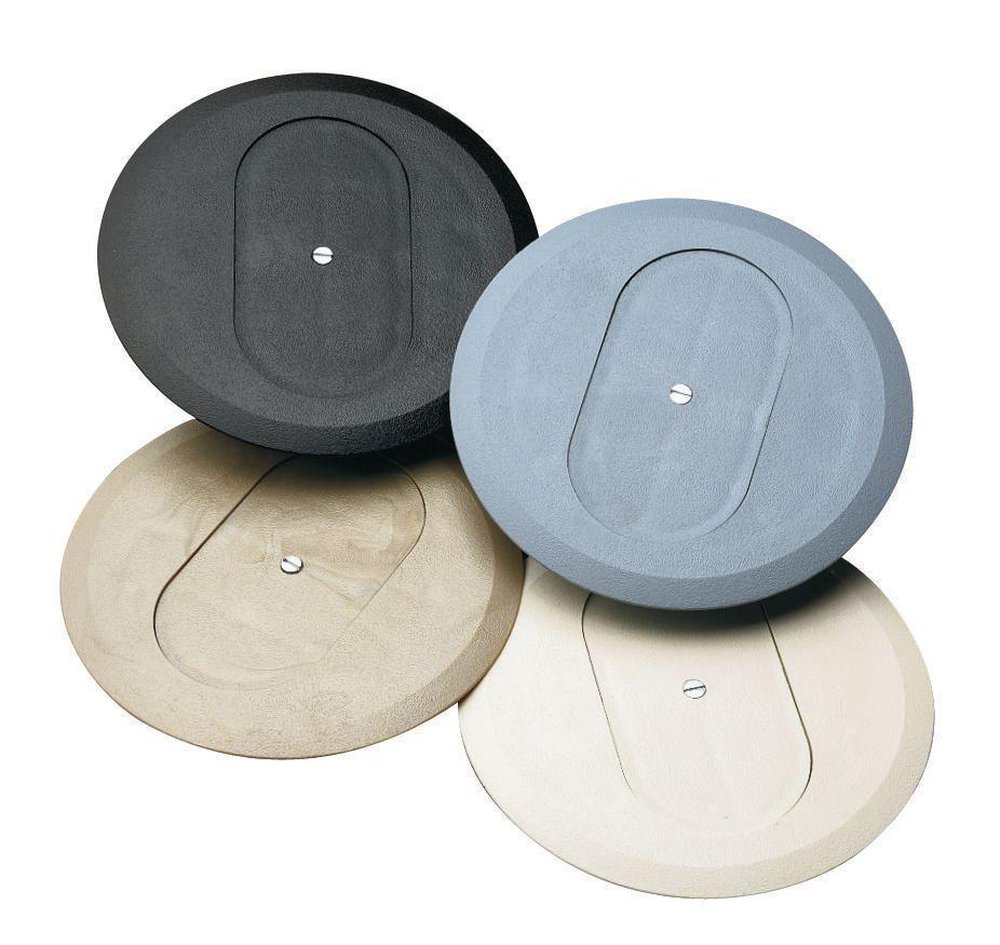 078877 IPEX FBDRCB NM BROWN DUPLEX RECEPTACLE FLOOR BOX COVER