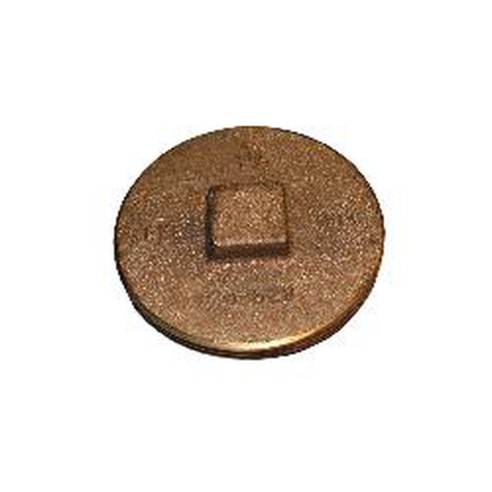 021643 8" BRASS C/O PLUG