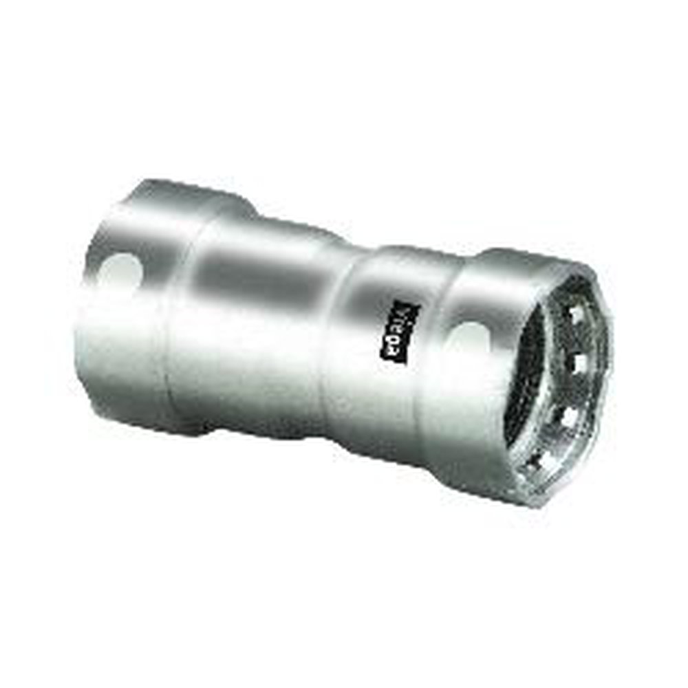 95305 2 MEGAPRESS T304 SS COUPLING W/ STOP FKM SEAL