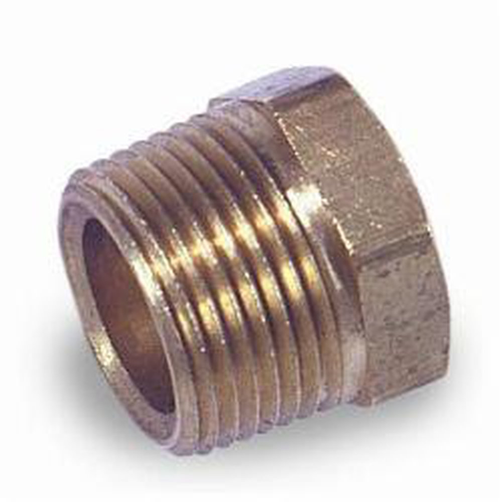 BS117H-04 1/4 BRASS SOLID HEX HEAD PLUG BARSTOCK