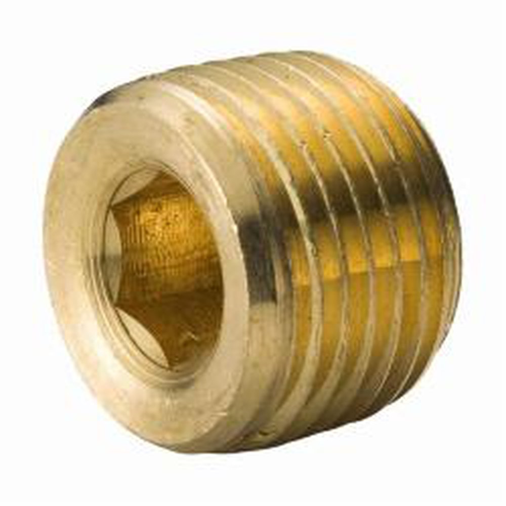 (D) 1/2 LF BRS HEX CTSK PLUG