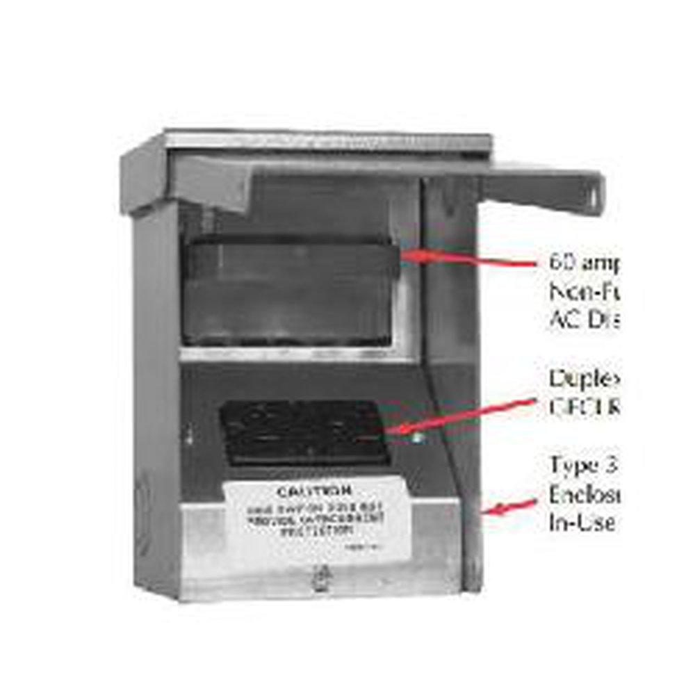 U3822-20GWR MILBANK 60A NONFUSIBLE