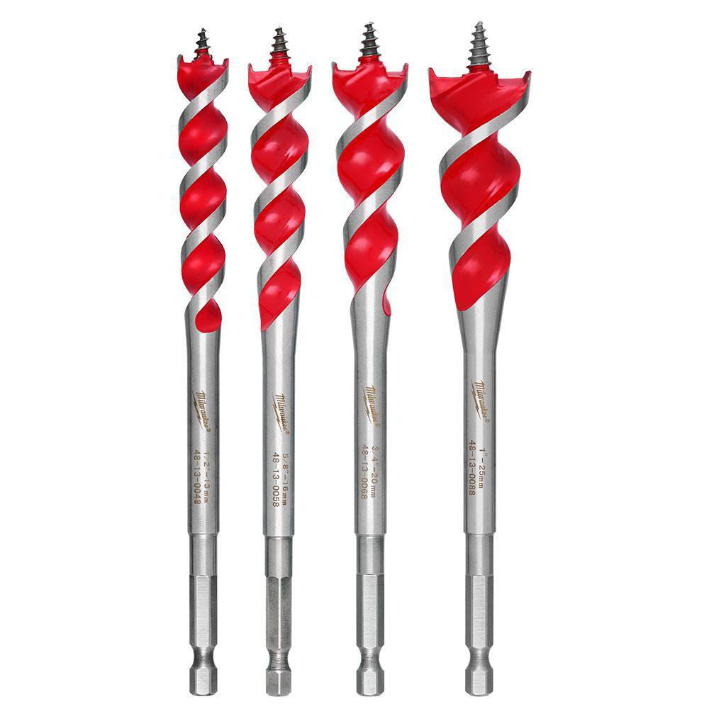 48-13-0400 MILWAUKE 4PC BIT WOOD