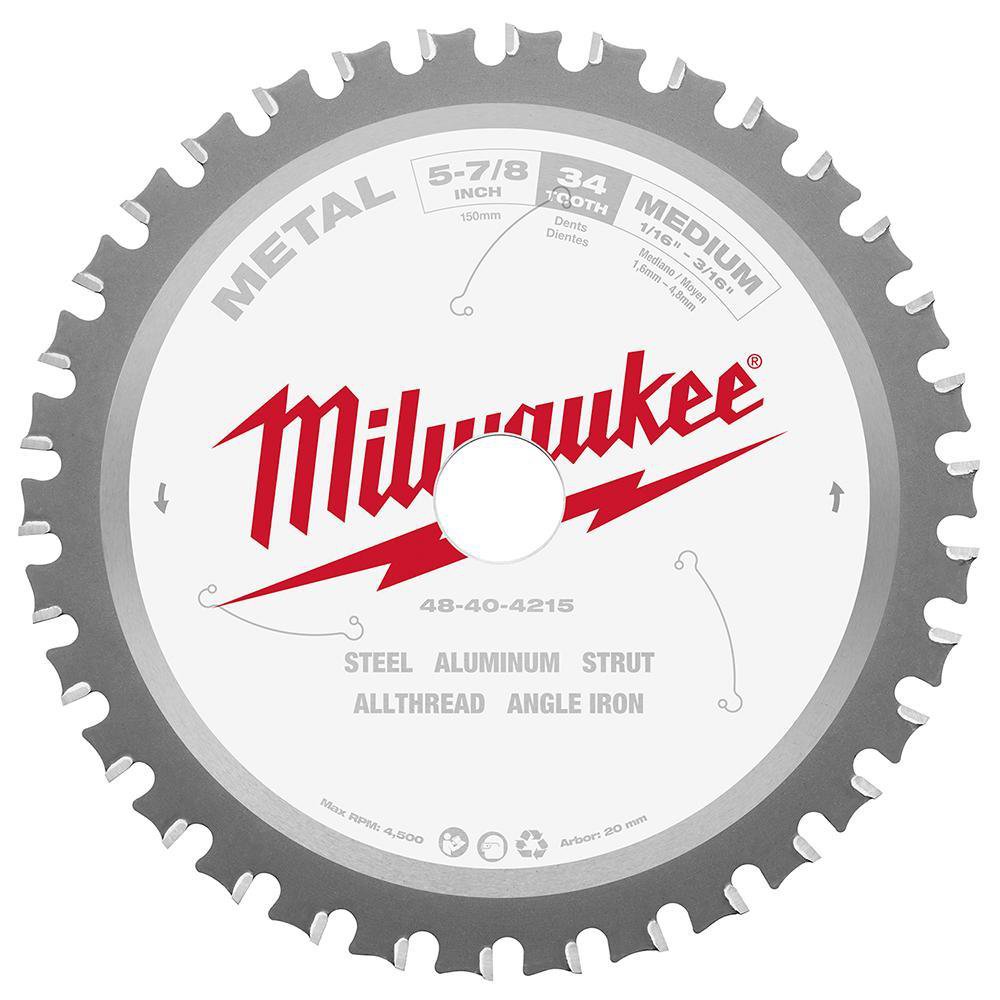 48-40-4215 MILWAUKE 5-7/8 IN. 34T