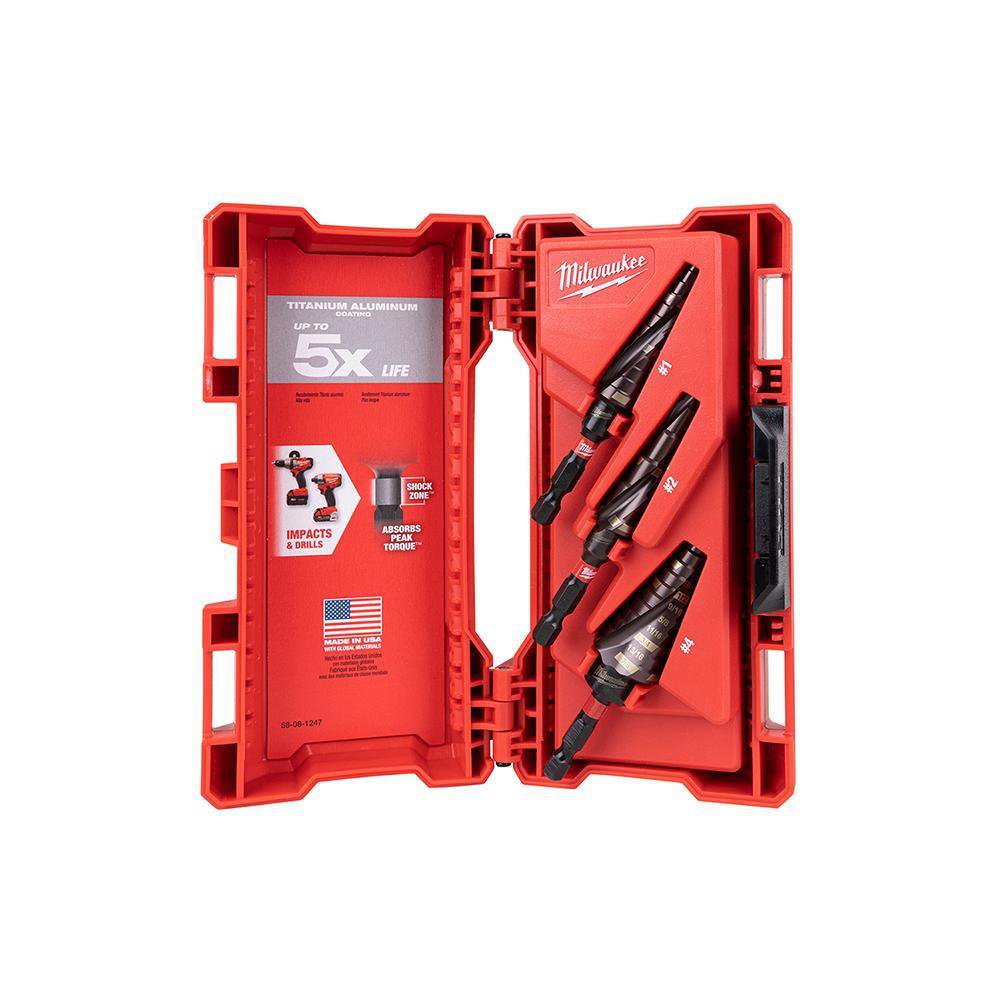 48-89-9257 MILWAUKE STEP BIT SET