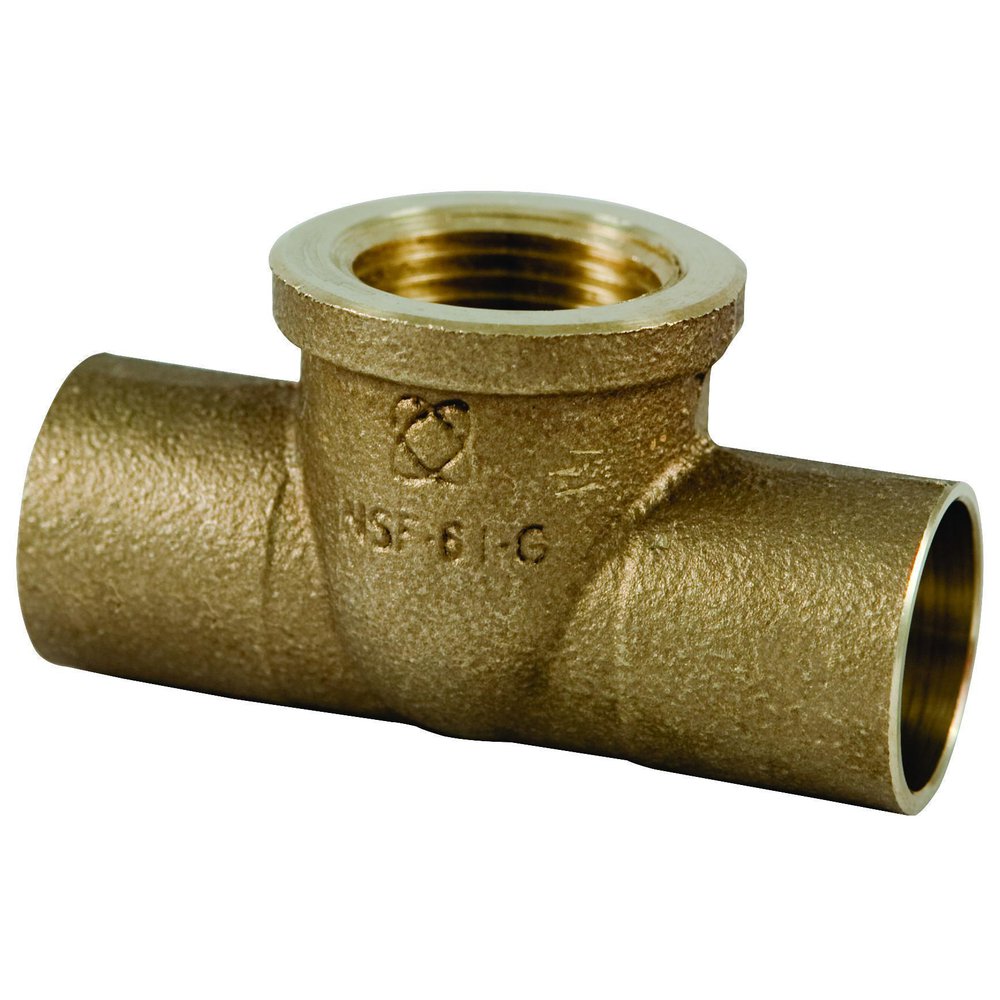 1-1/4X1-1/4X1/2 LF FORGED COP TEE COPXFIP