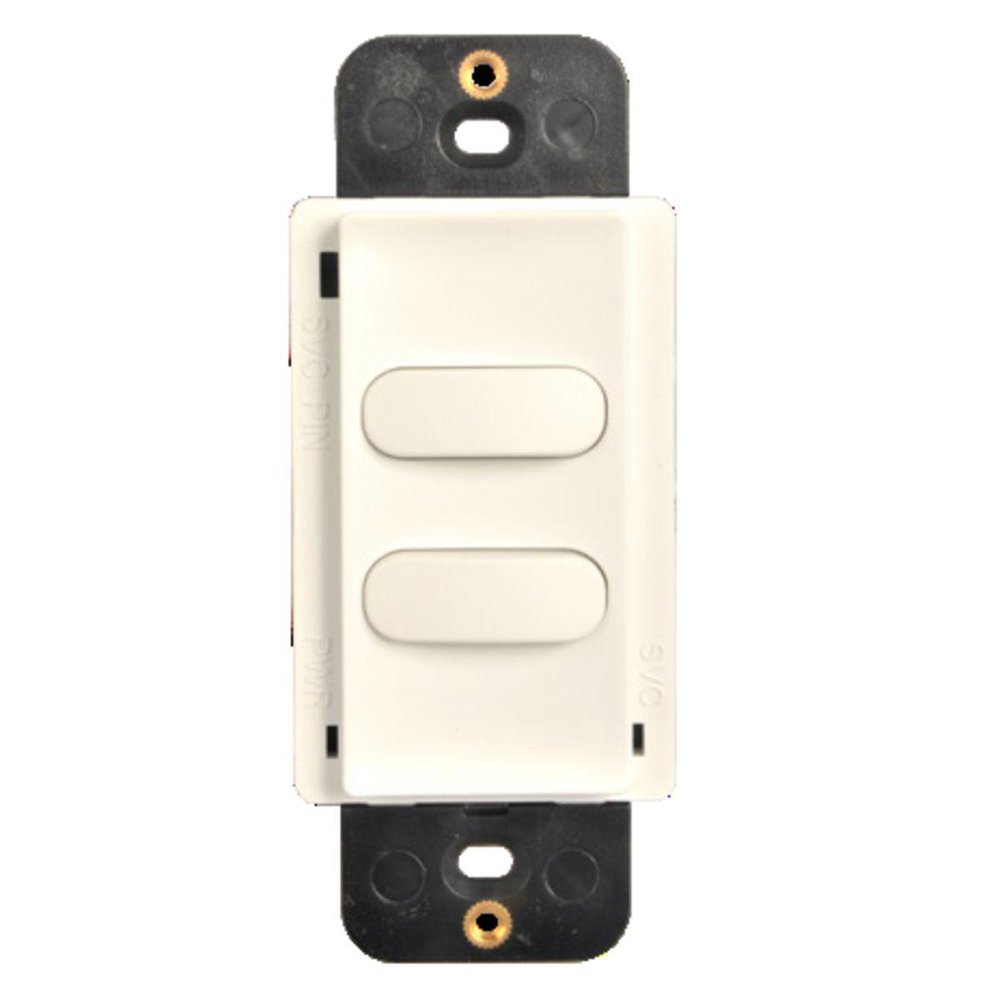 CXSW-2-WH HUBBELL 2 BUTTON WHITE