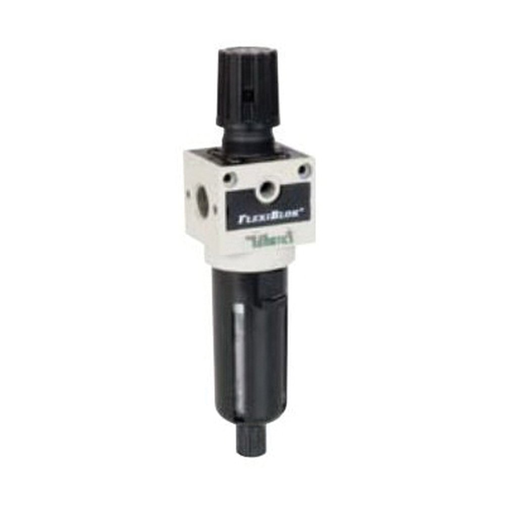 1/4 P14B-02GQ NUMATICS FILTER / REGULATOR 5 MICRON 1.5 OZ BOWL W/ DRAIN AND GAUGE 0/125 PSIG