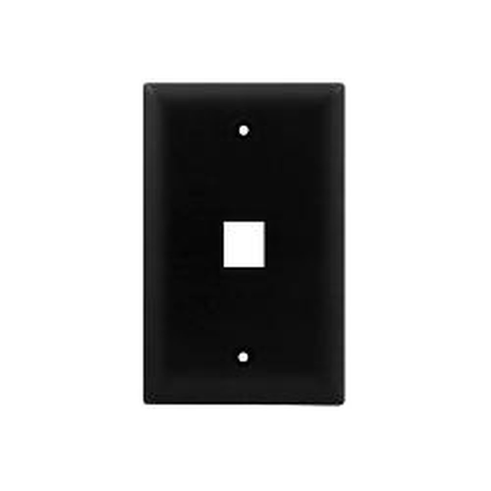 WP3401-BK P&S 1G WALL PLATE 1-PORT