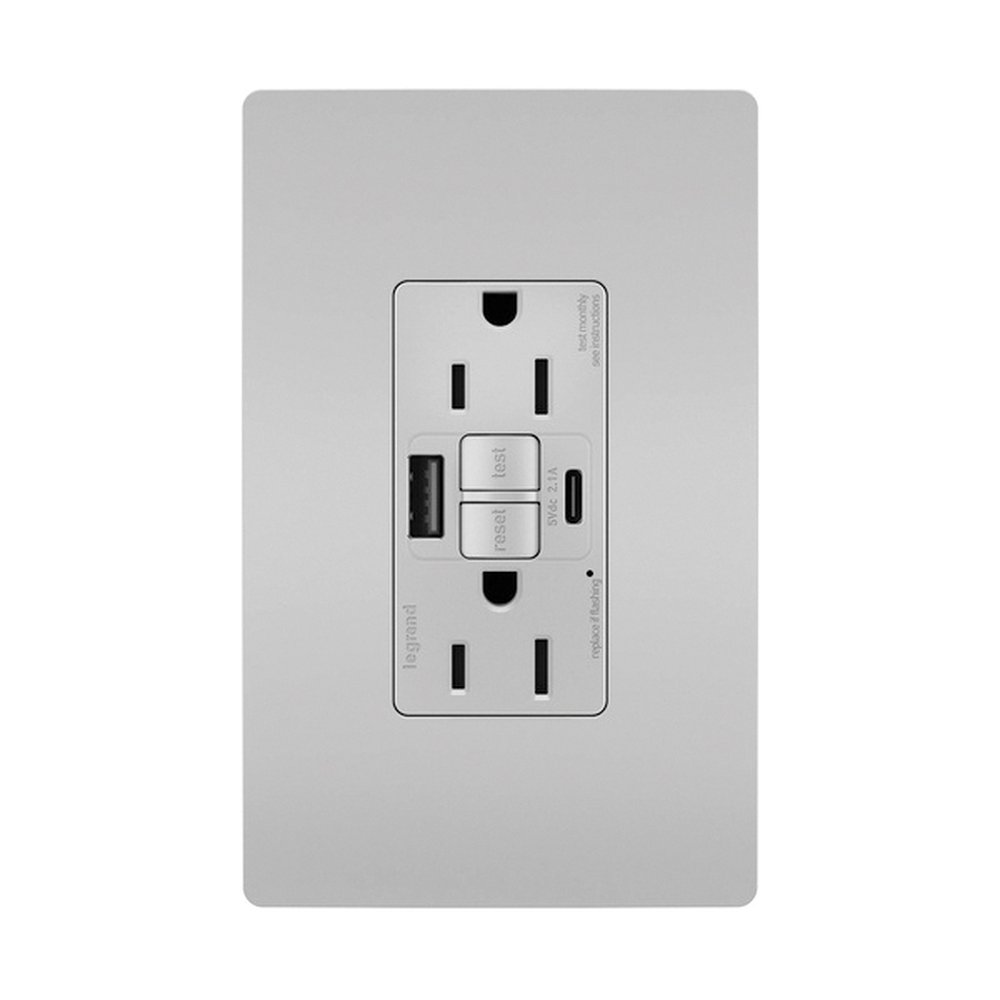 1597TRUSBACGRY P&S SELF-TEST GFCI