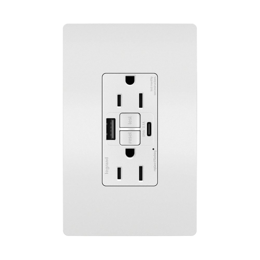 1597TRUSBACW P&S SELF-TEST GFCI