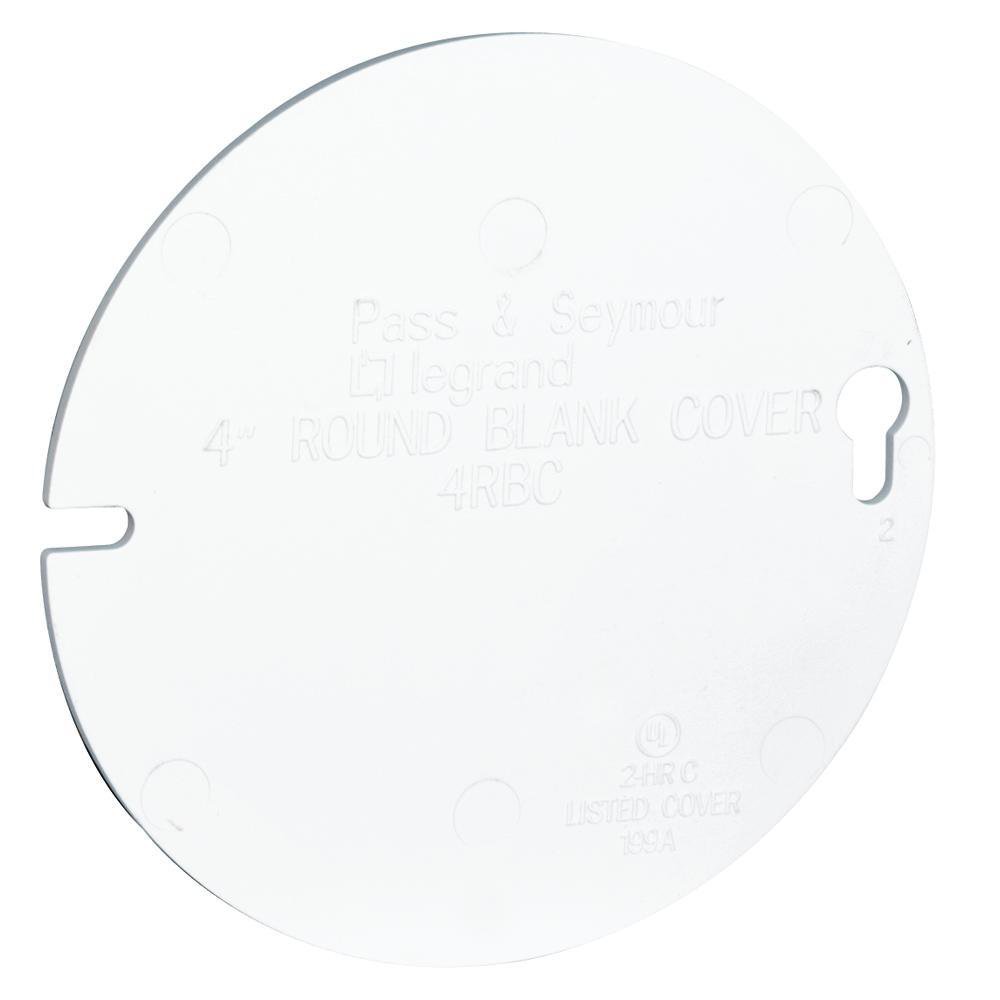 4RBC-W P&S PL BX 4 ROUND BLANK