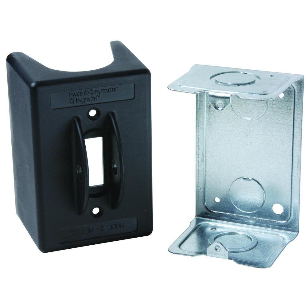 7806-P BLK NYLON ENCL W/KO P&S