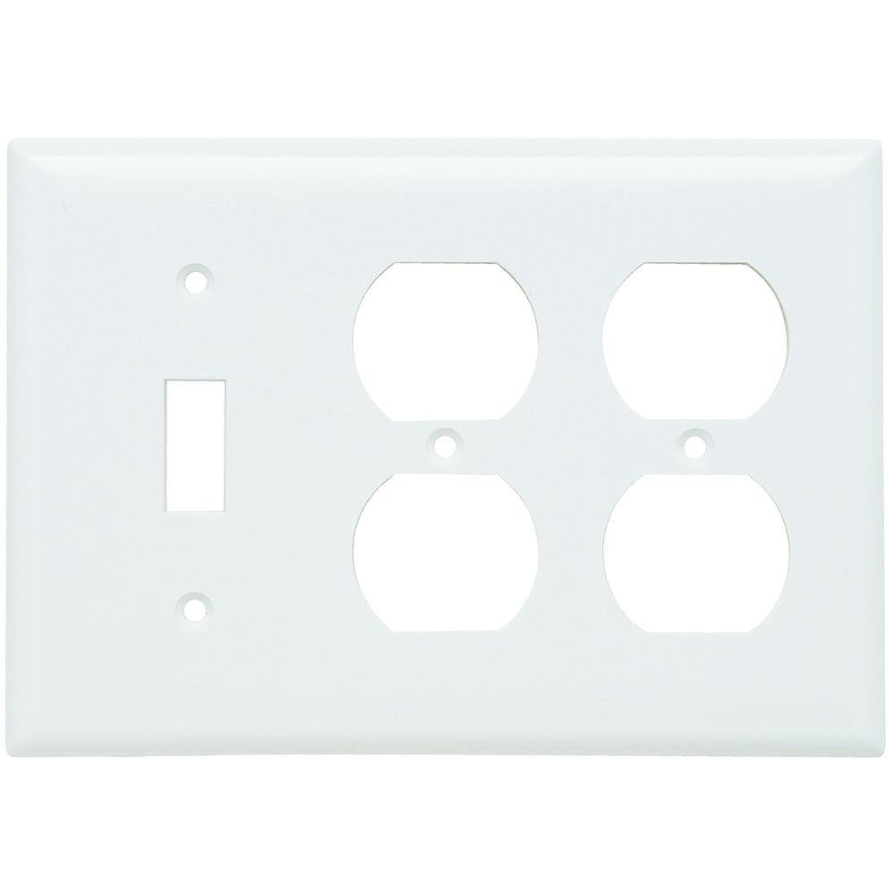SP182W P&S WHITE 3G COMBO PLT 1-SW&
