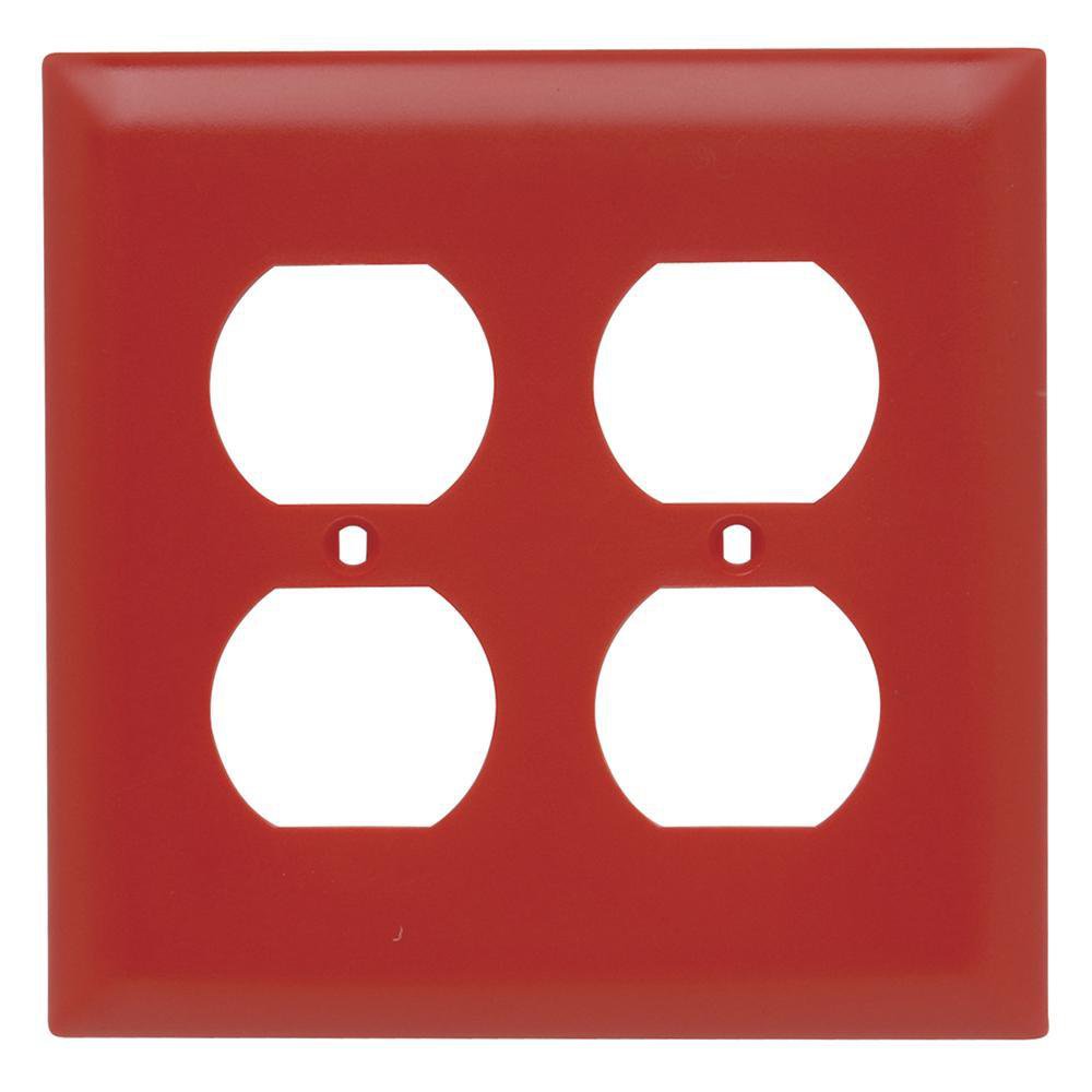 TP82RED P&S TM RED 2G DUPLEX RCPT