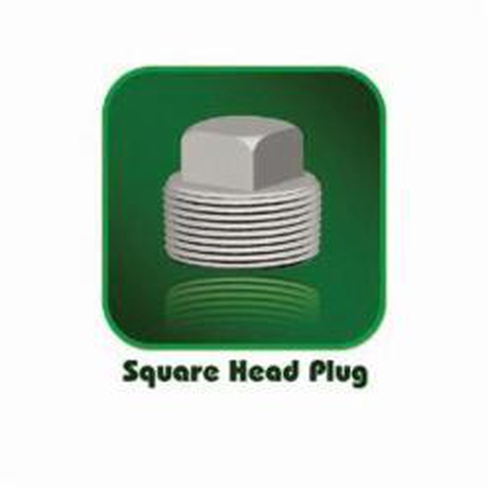 (D) 1/2 3M/6M FS SQ HEAD PLUG