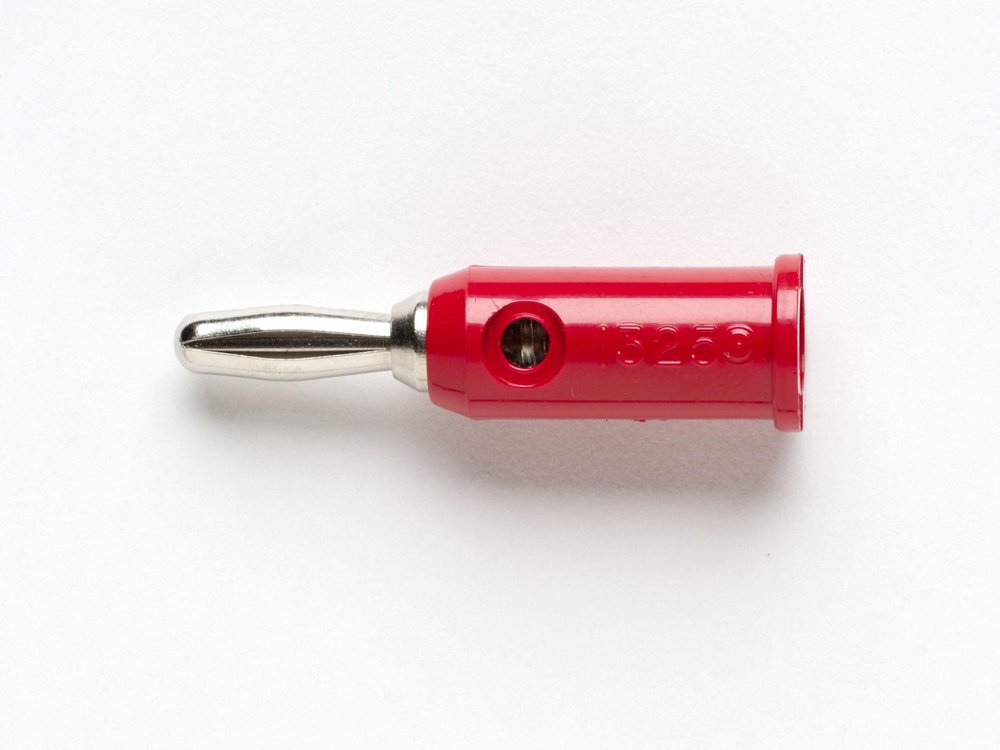 1825-0 POM BLACK BANANA PLUG