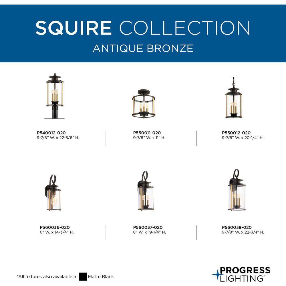 P550012-020 PROGRESS SQUIRE 3-60W