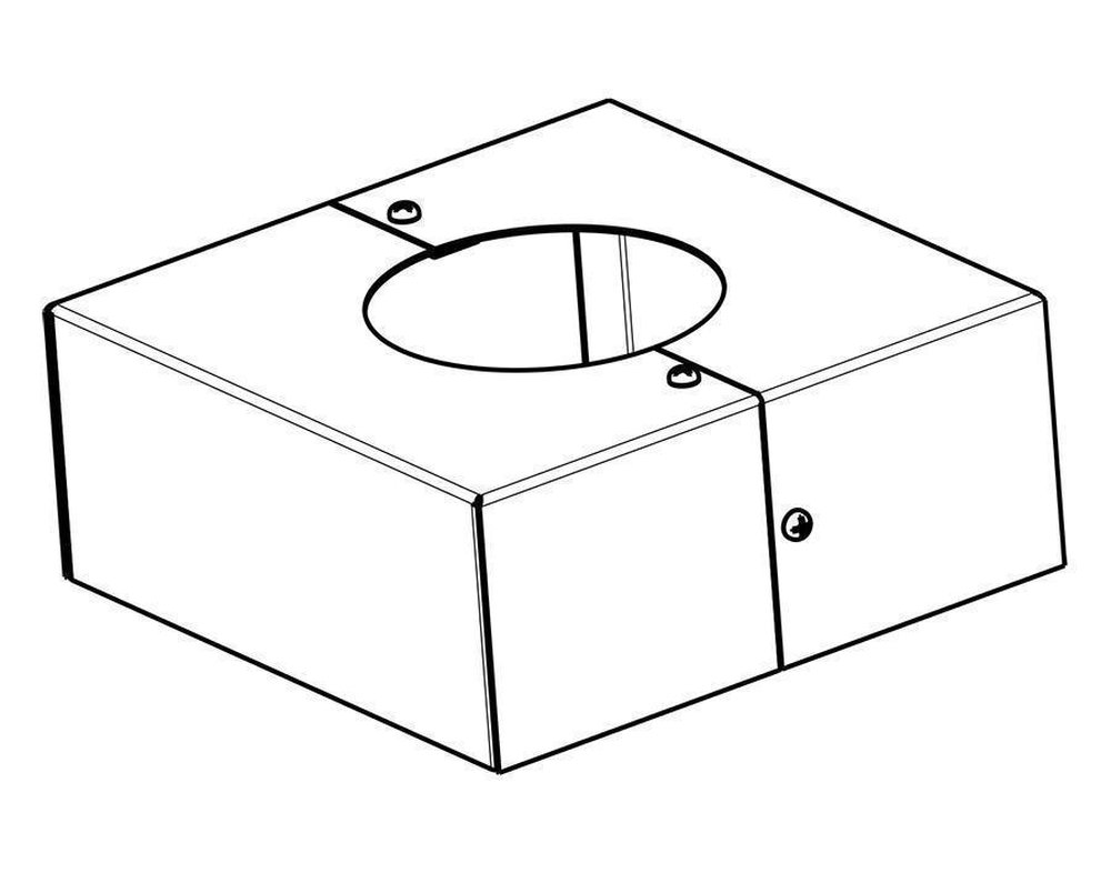 BASE-RT6 RAB 6^ ROUND TAPER POLE