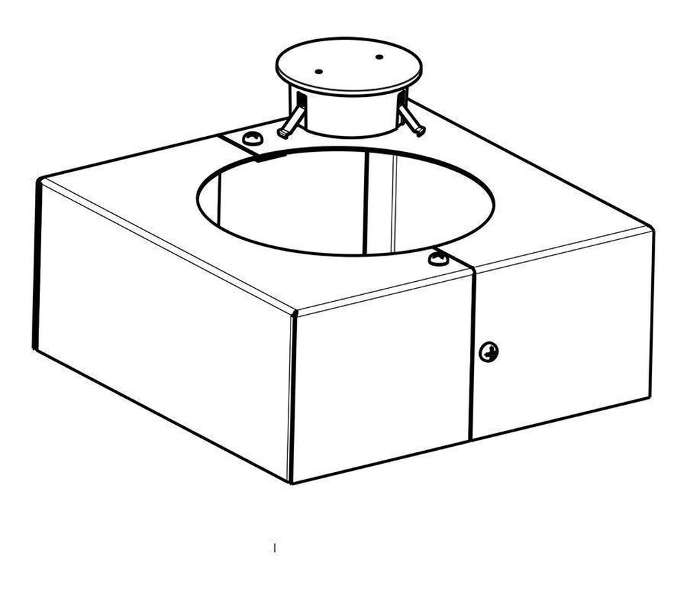 BCK-RT8 RAB 8^ RND TAPERED BASE