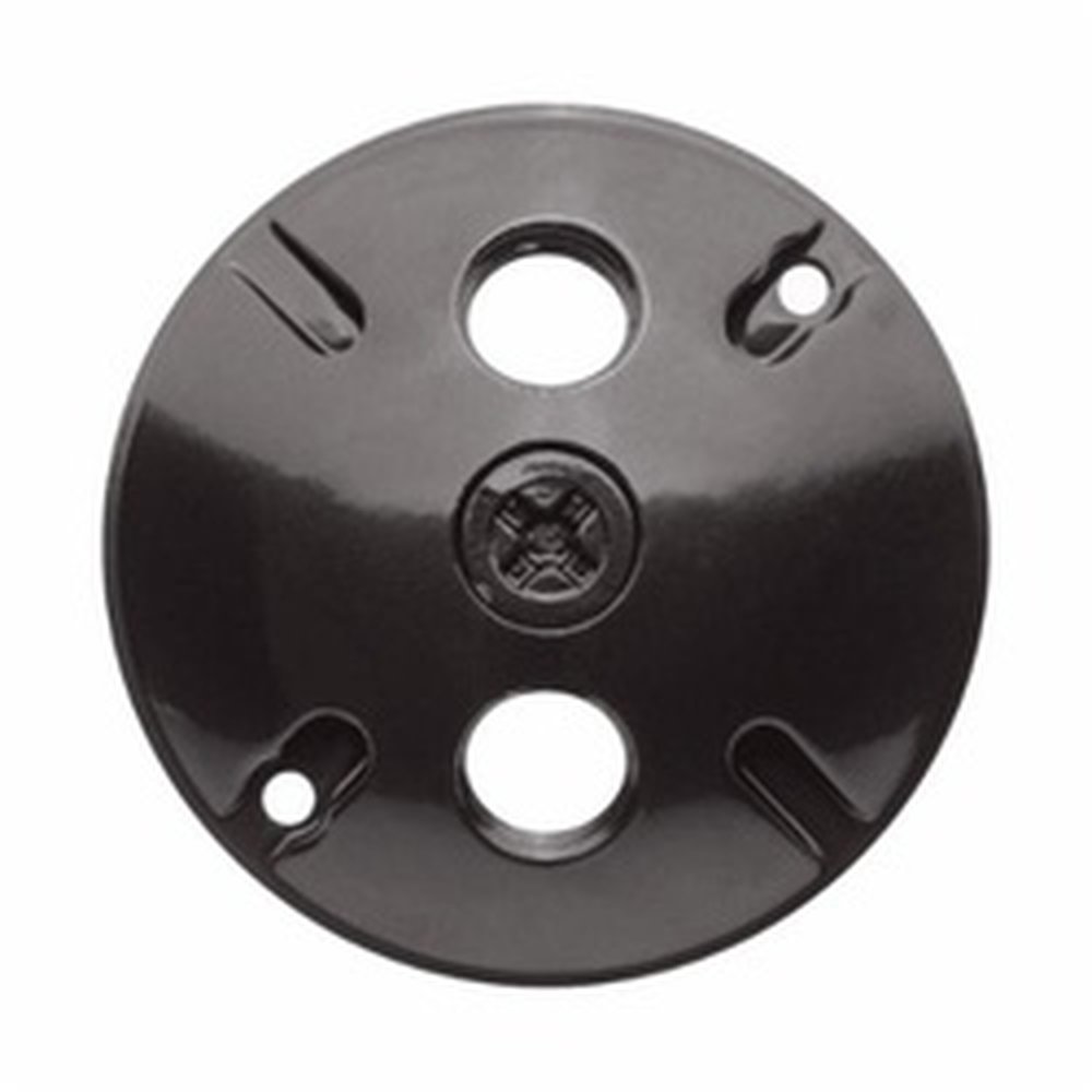 C103A RAB 3 HOLE ROUND COVER BRZ