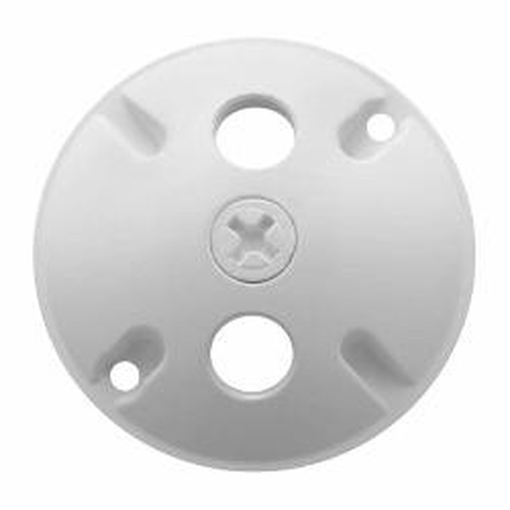 C103W RAB 3 HOLE WHITE COVER