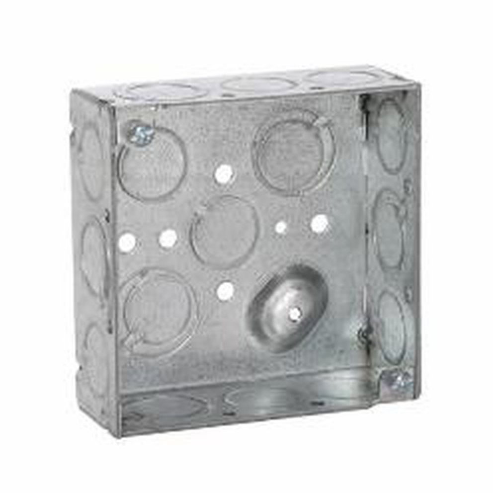 189 RACO SQUARE BOX 4 1 1/2DP 1/2