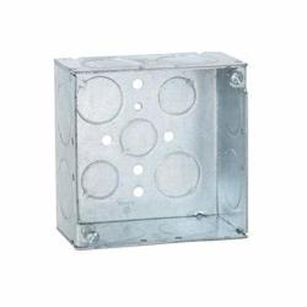 233 RACO 4SQ BOX WELDED 2-1/8 DEEP