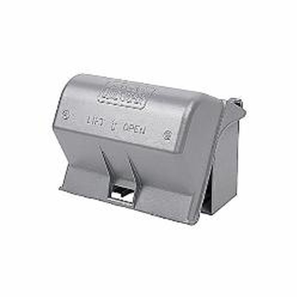 CKMU RED MED HORIZ COVER GFCI