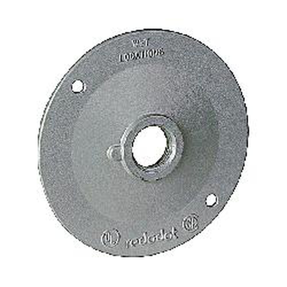 S211E RED DOT 1 HOLE ROUND COVER