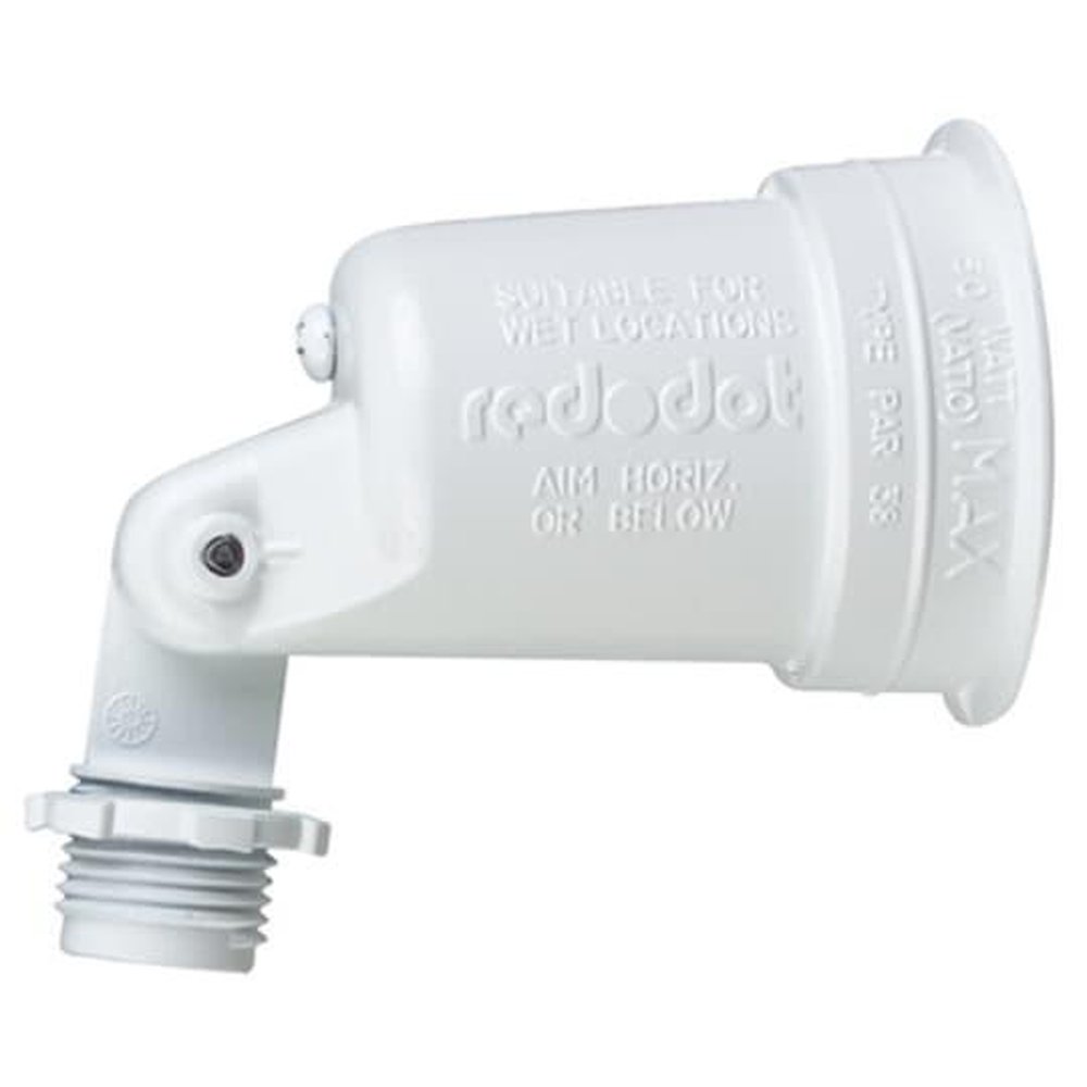 S500WHE-RL RED DOT LAMPHOLDER WHITE