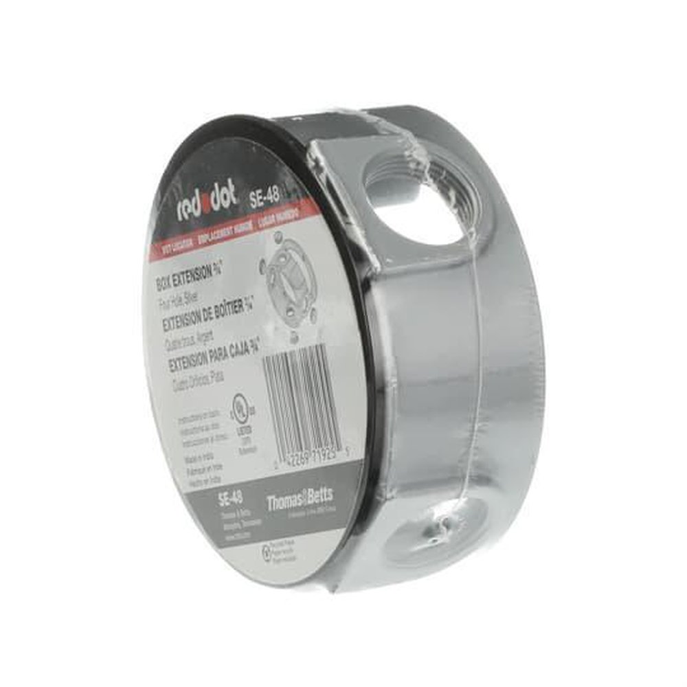 SE48 RED ROUND BOX EXTENSION W/4