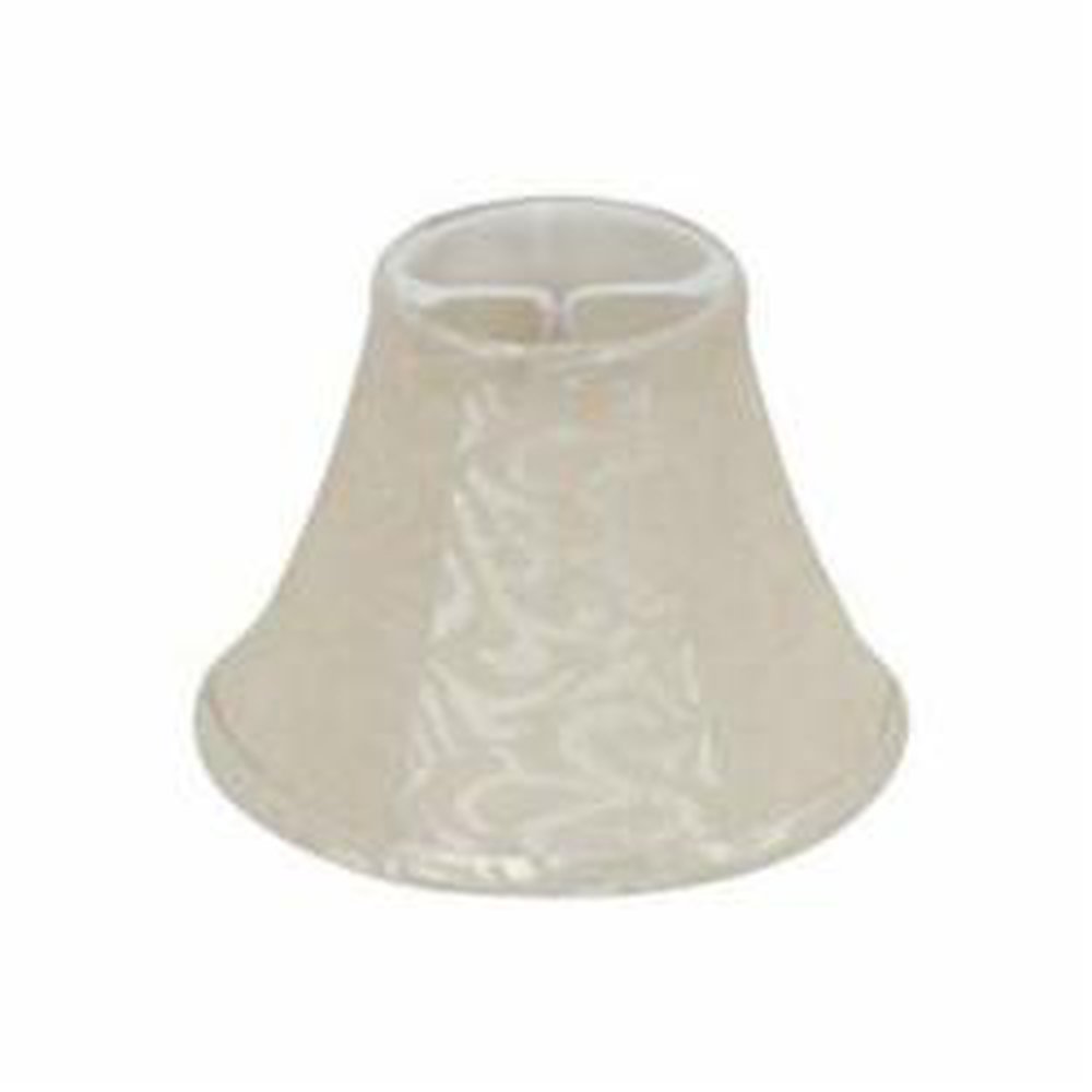 90/2488 SATCO CLIP ON SHADE CREAM
