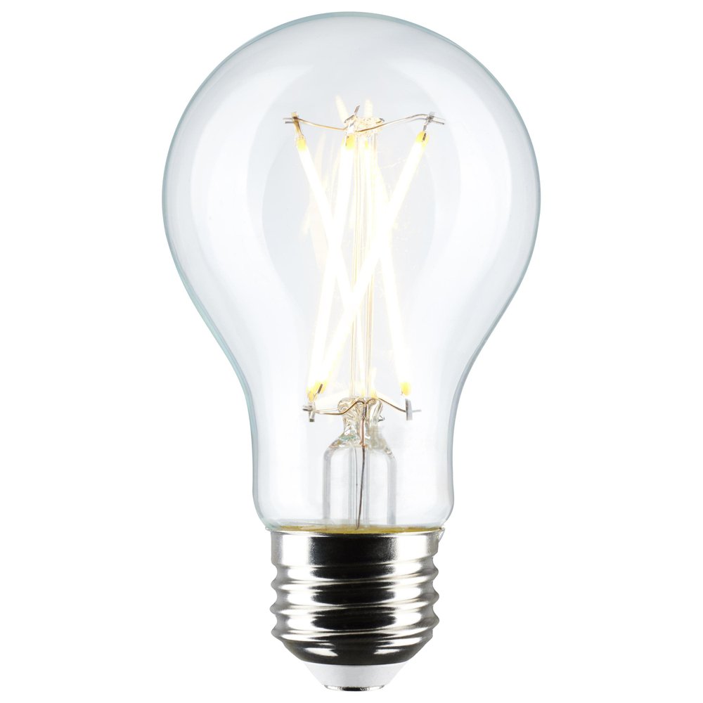 S12462 SATCO 8 WATT A19 LED CLEAR