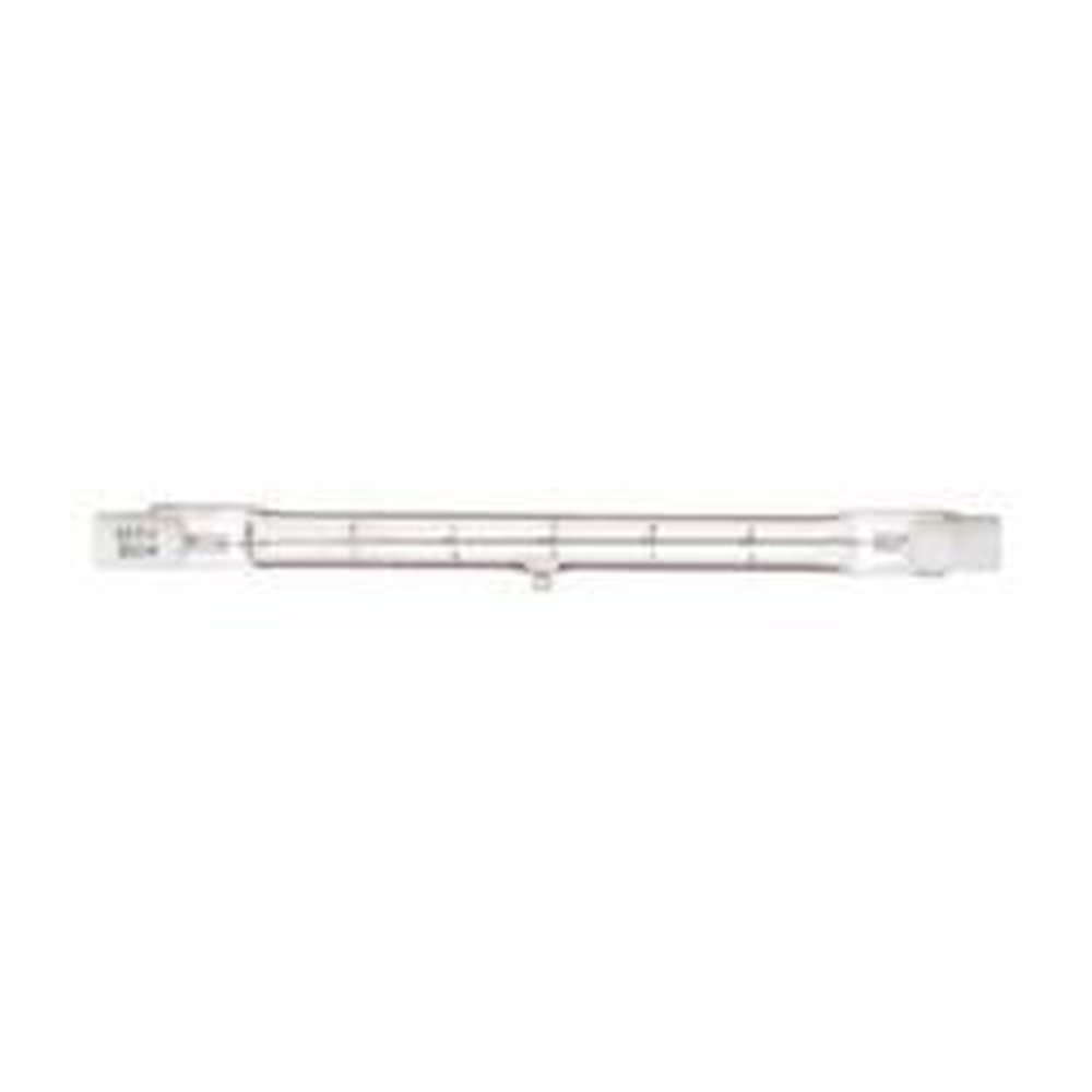 S3142 SATCO 150 WATT HALOGEN T3 CLEAR 1500 AVERAGE RATED HOURS 2400 LUMENS DOUBLE ENDED BASE 118MM 120 VOLT