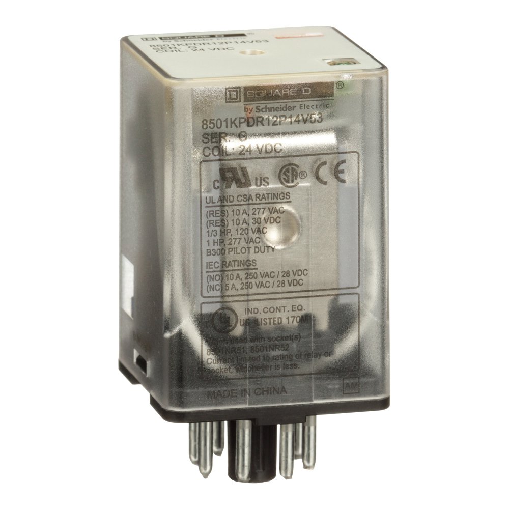 8501KPDR12P14V53 SQD RELAY 2CO CYL