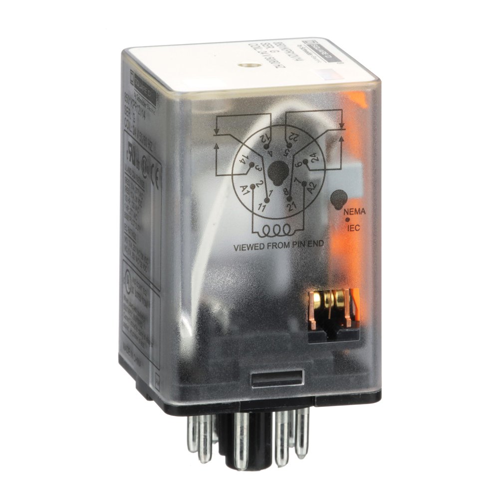 8501KPR12V14 SQD RELAY 2CO CYL PIN