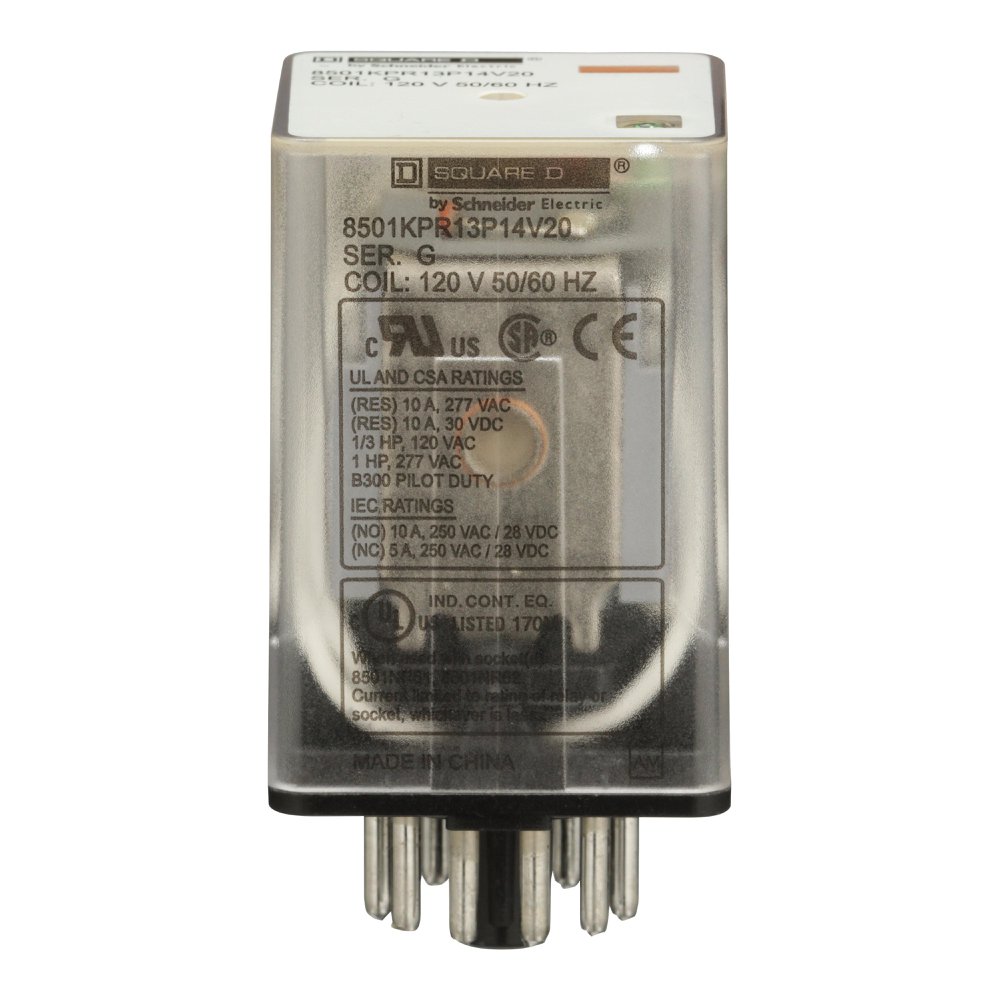 8501KPR13P14V20 SQD RELAY 3CO CYL