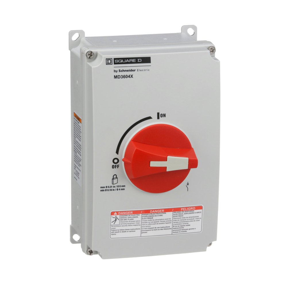 MD3604X SQD SWITCH MOTOR DISCONNECT