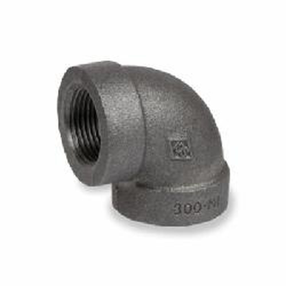 (I) 1/2 300 LB AAR BLK MALL 90 ELBOW