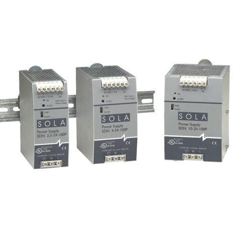 SDN10-24-100P SOL 10A DIN RAIL MT