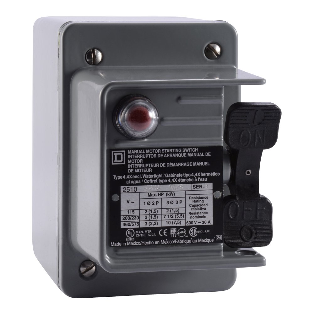 2510KW6B SQD MANUAL SWITCH 600VAC