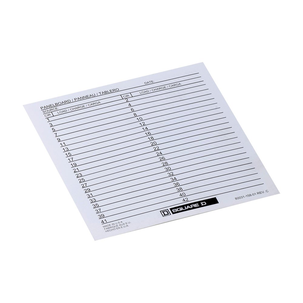 8003115801 SQD PANELBOARD DIRECTORY
